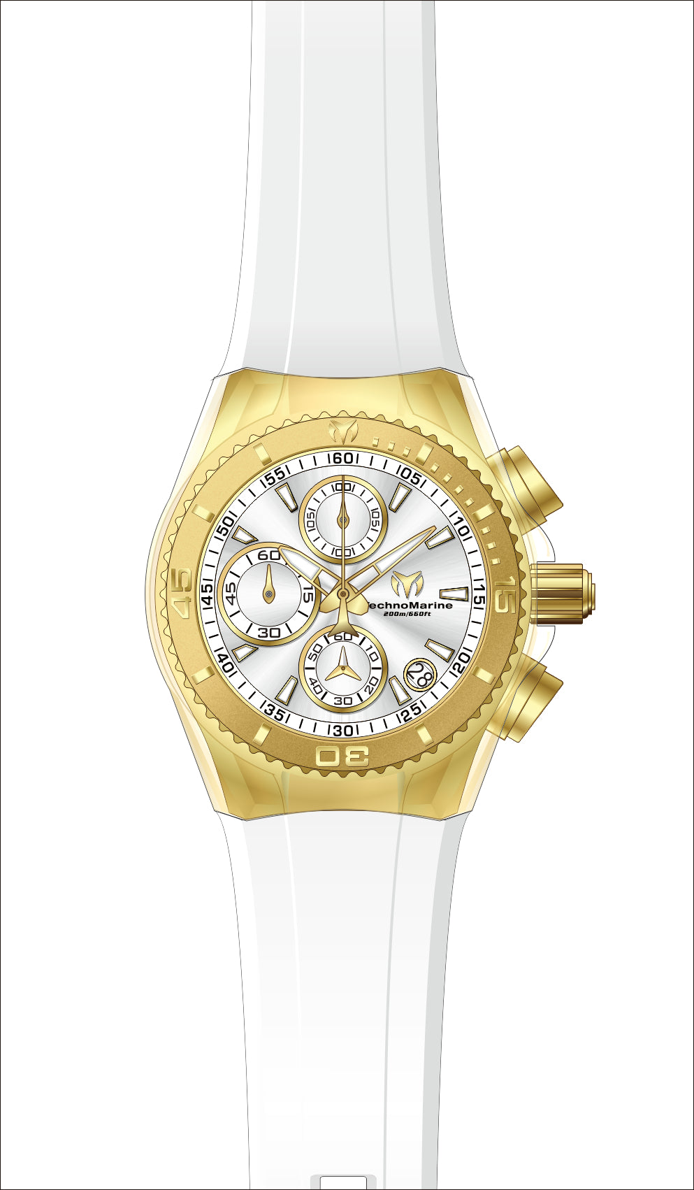 Band For Technomarine Cruise Original TM-125035