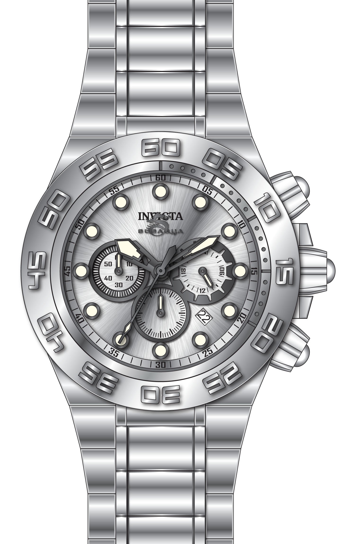 Parts For Invicta Subaqua Noma IV Men 46514