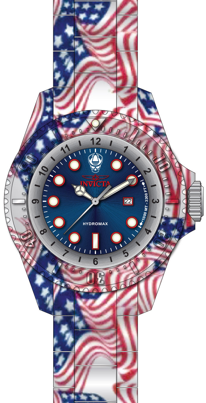 Band For Invicta Hydromax  Men 49567