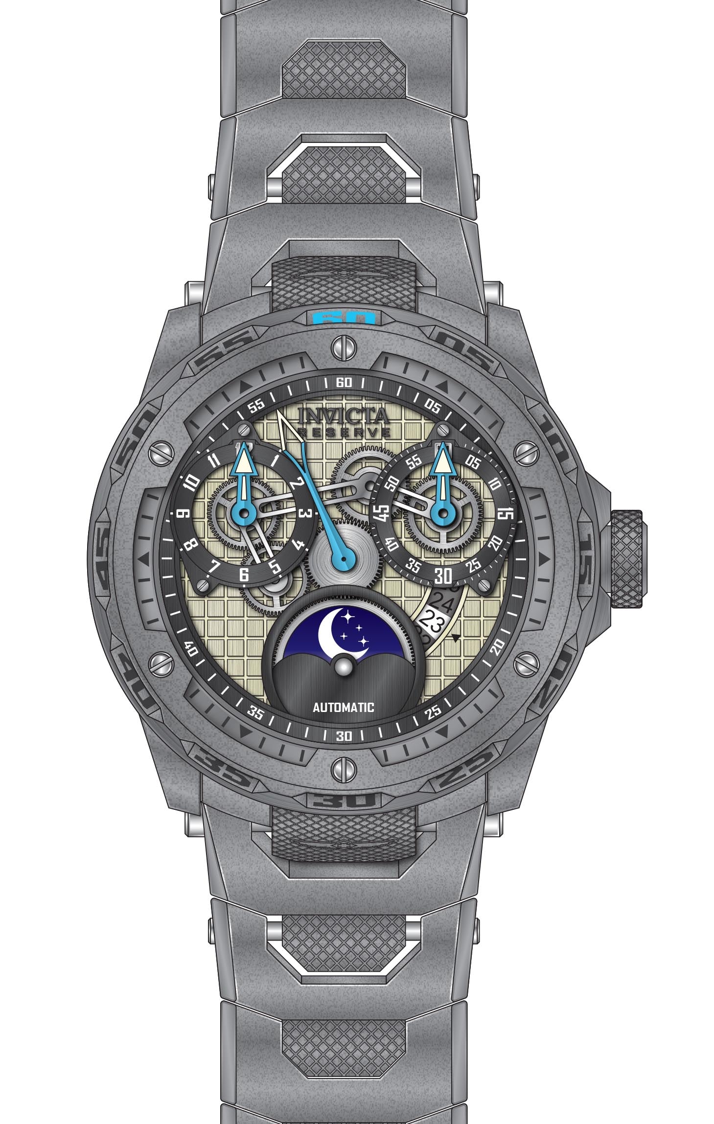 Band For Invicta Reserve  Men 50037