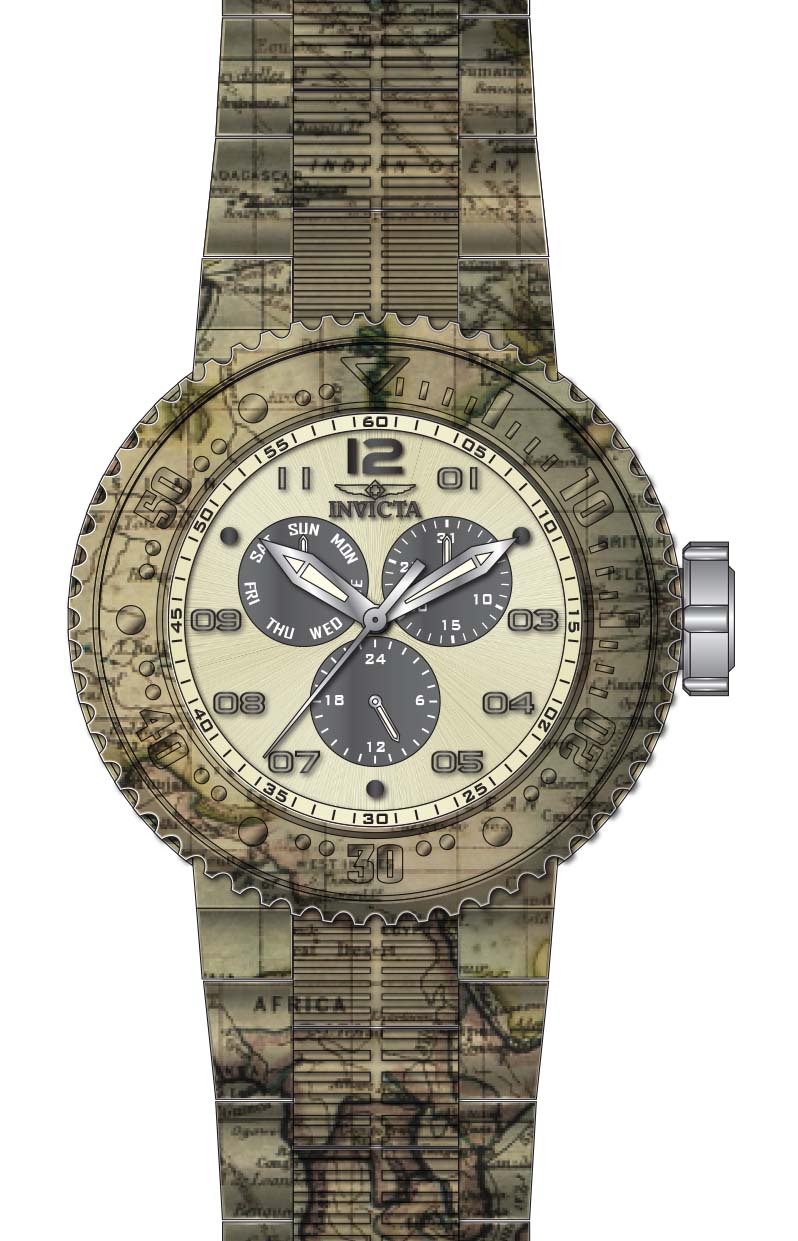 Band For Invicta Pro Diver Exclusive Men 50215