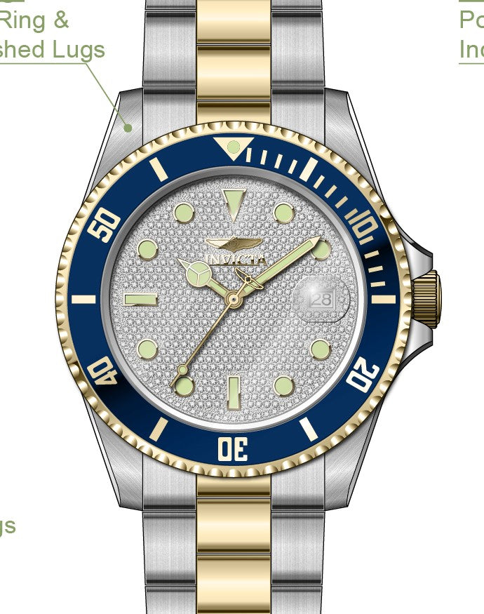Band For Invicta Pro Diver  Men 50283