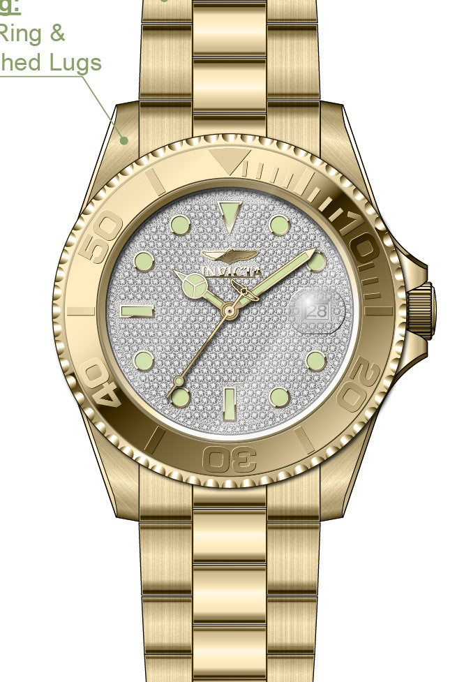 Parts For Invicta Pro Diver  Men 50285
