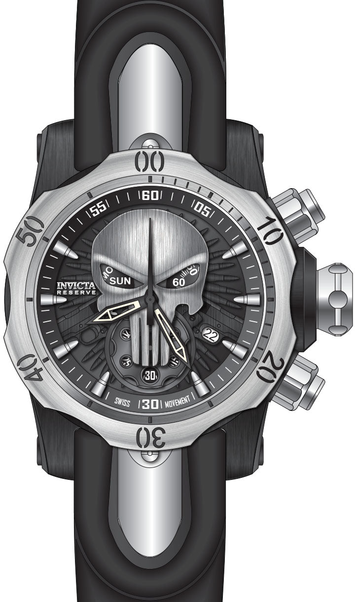 Band For Invicta Reserve Venom Men 50712