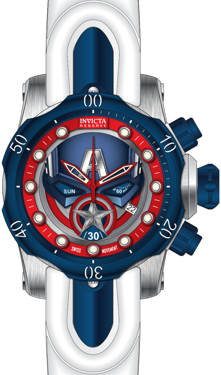 Band For Invicta Reserve Venom Men 50714