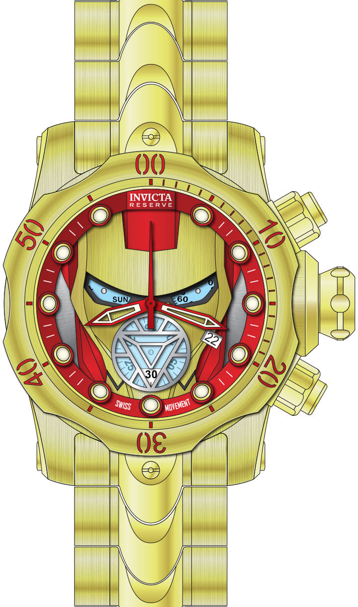 Band For Invicta Reserve Venom Men 50716
