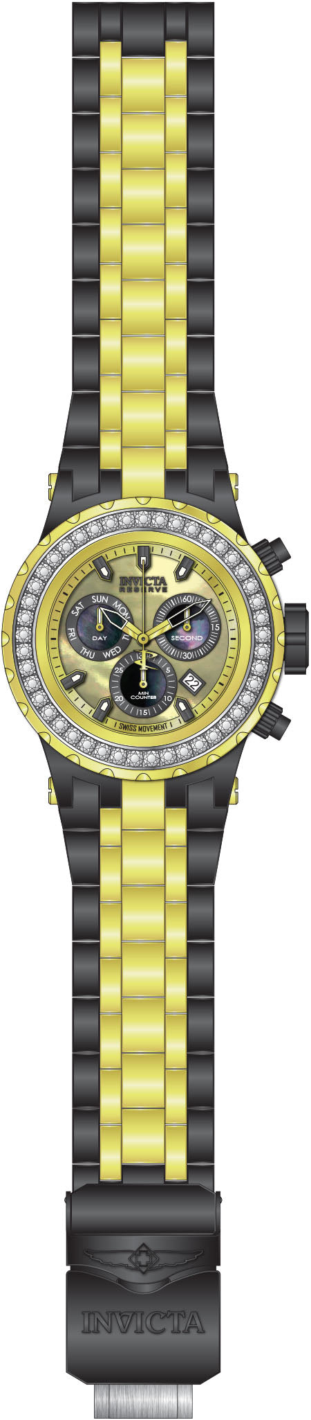 Band For Invicta Reserve Specialty Subaqua Men 51380