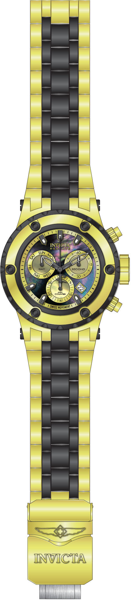 Band For Invicta Reserve Specialty Subaqua Men 51396