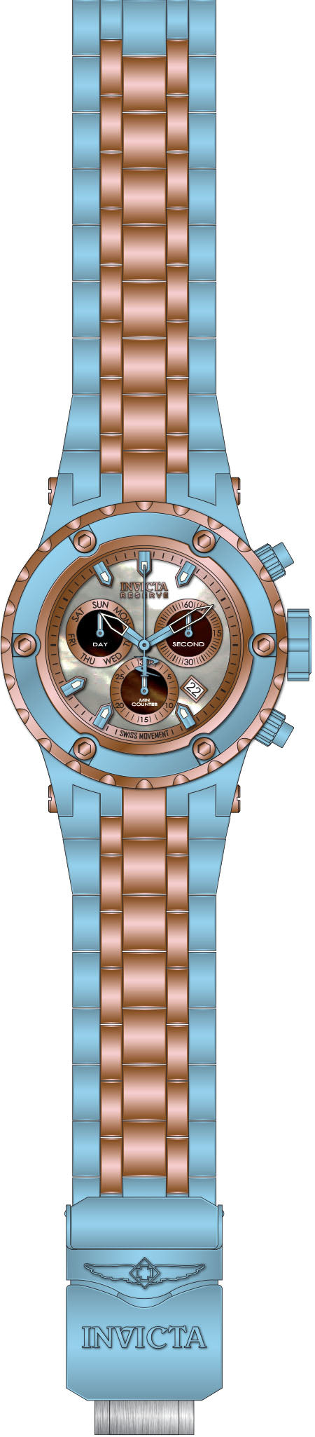 Band For Invicta Reserve Specialty Subaqua Men 51400