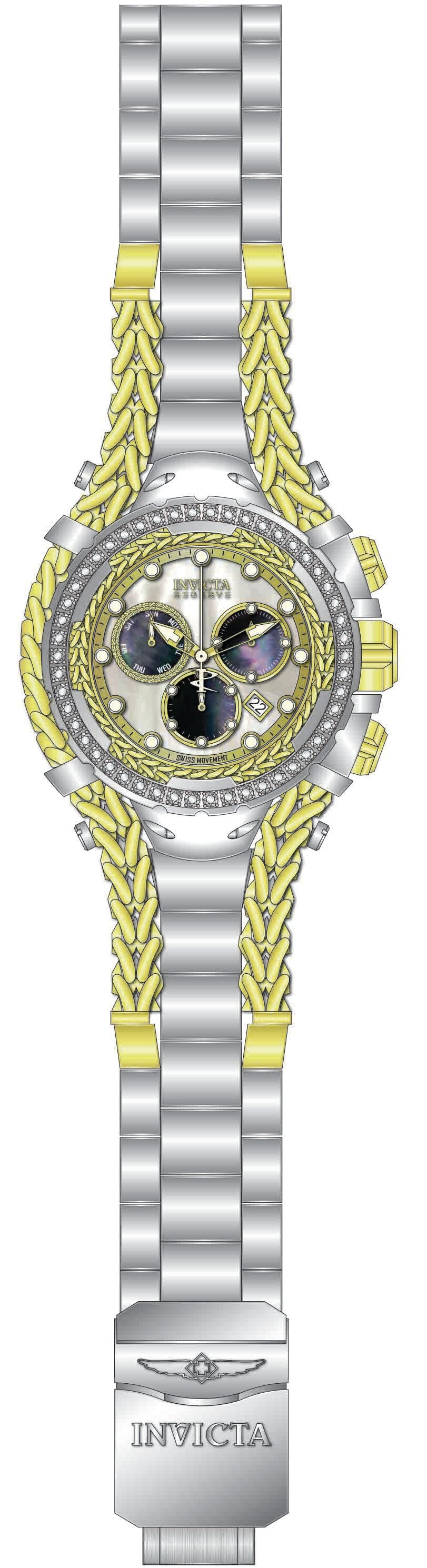 Band For Invicta Reserve Gladiator Men 51465