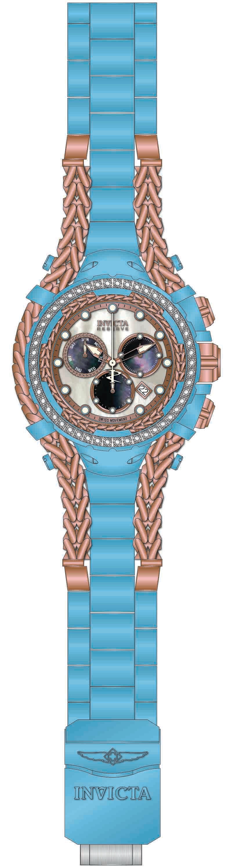 Band For Invicta Reserve Gladiator Men 51471