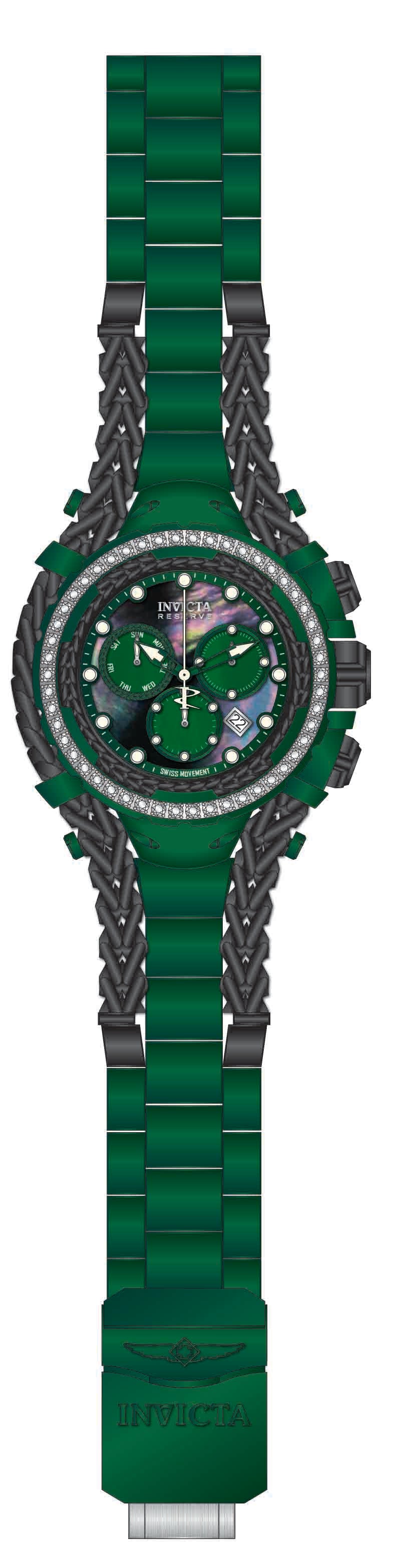 Band For Invicta Reserve Gladiator Men 51474