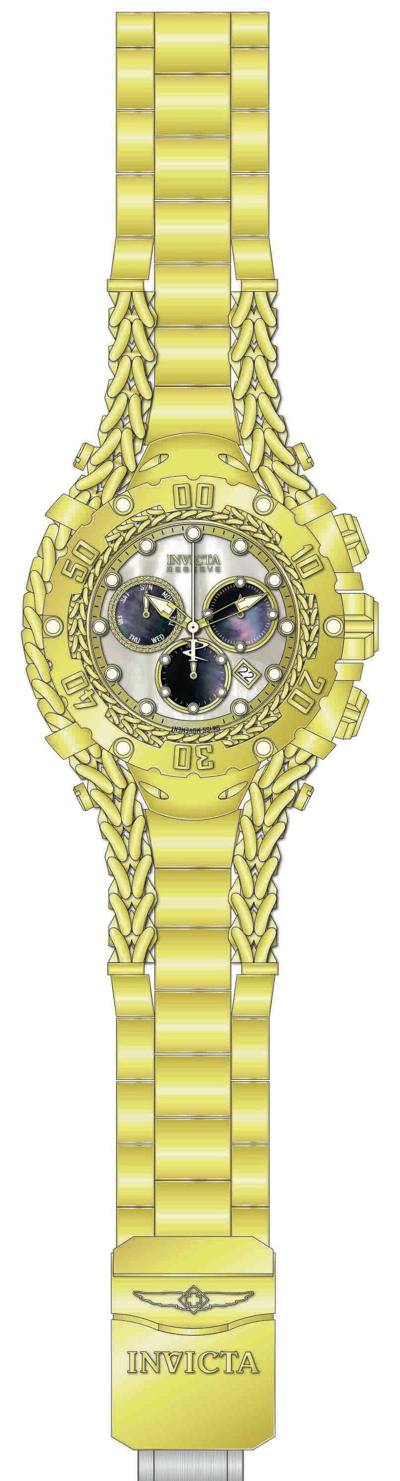 Band For Invicta Reserve Gladiator Men 51485