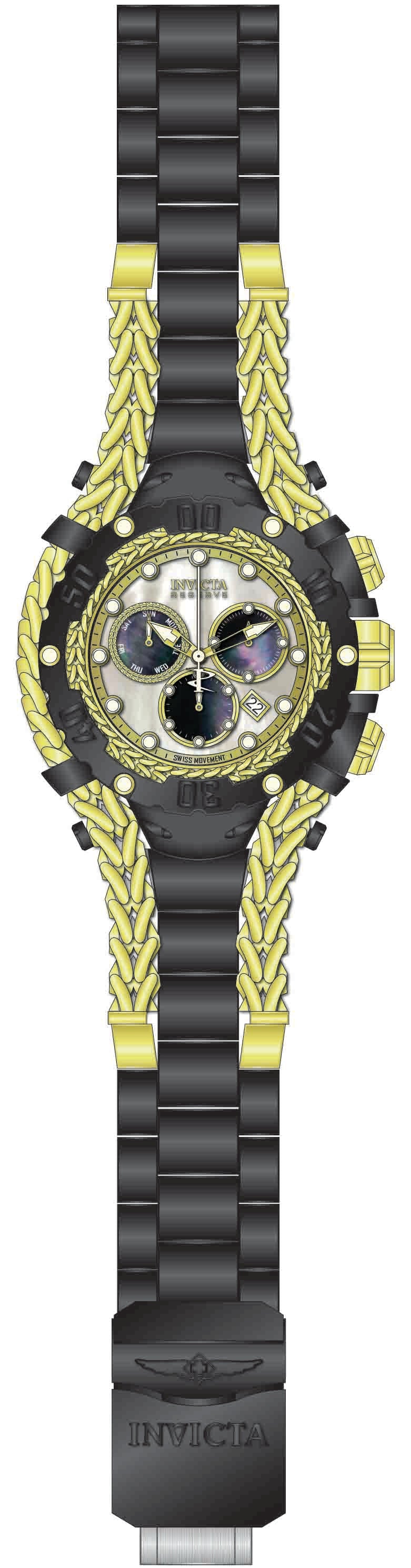 Band For Invicta Reserve Gladiator Men 51489