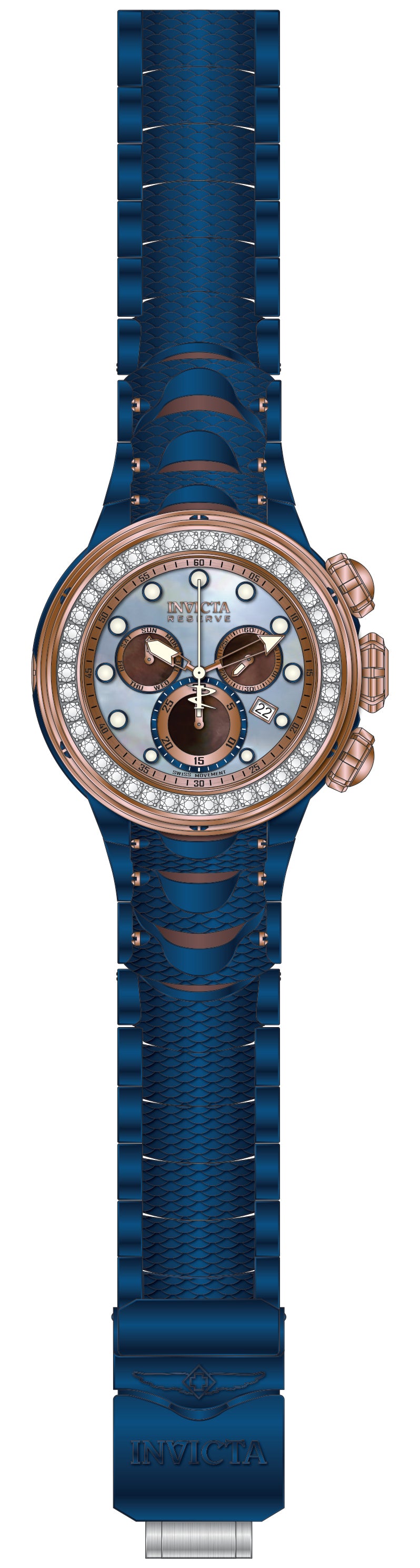 Band For Invicta Reserve Kraken Men 51555