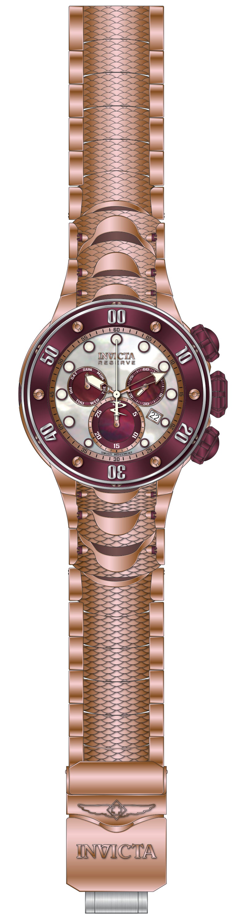 Parts For Invicta Reserve Kraken Men 51570