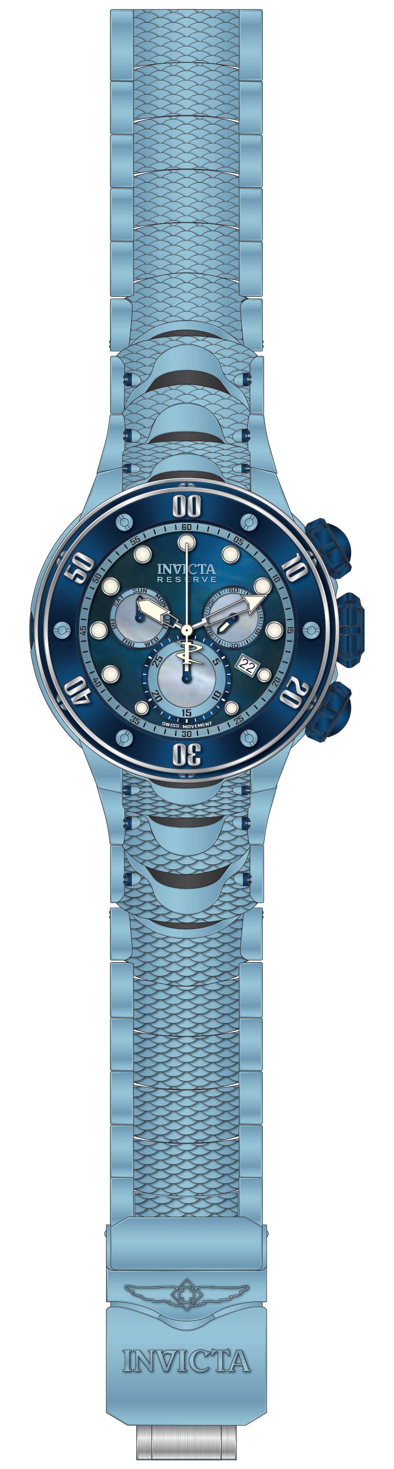 Parts For Invicta Reserve Kraken Men 51575