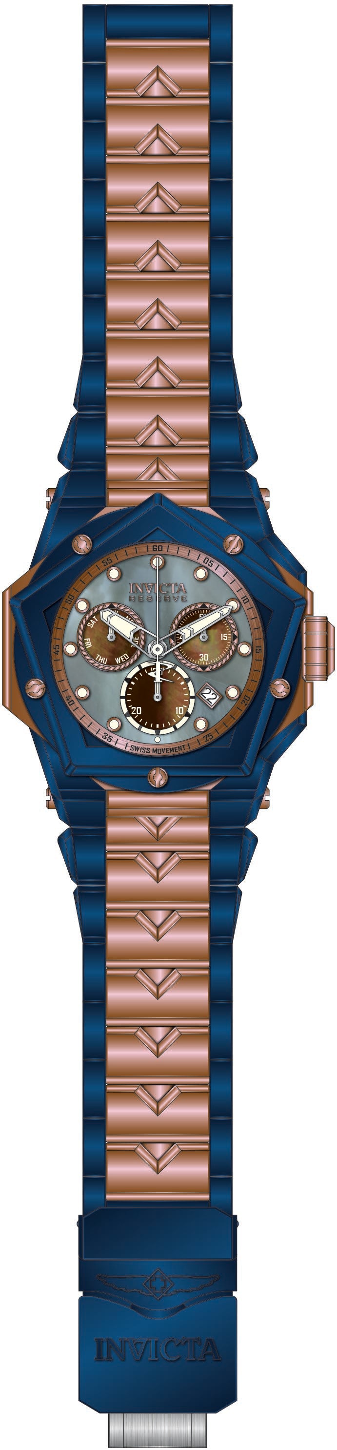 Band For Invicta Reserve Kraken Men 51612