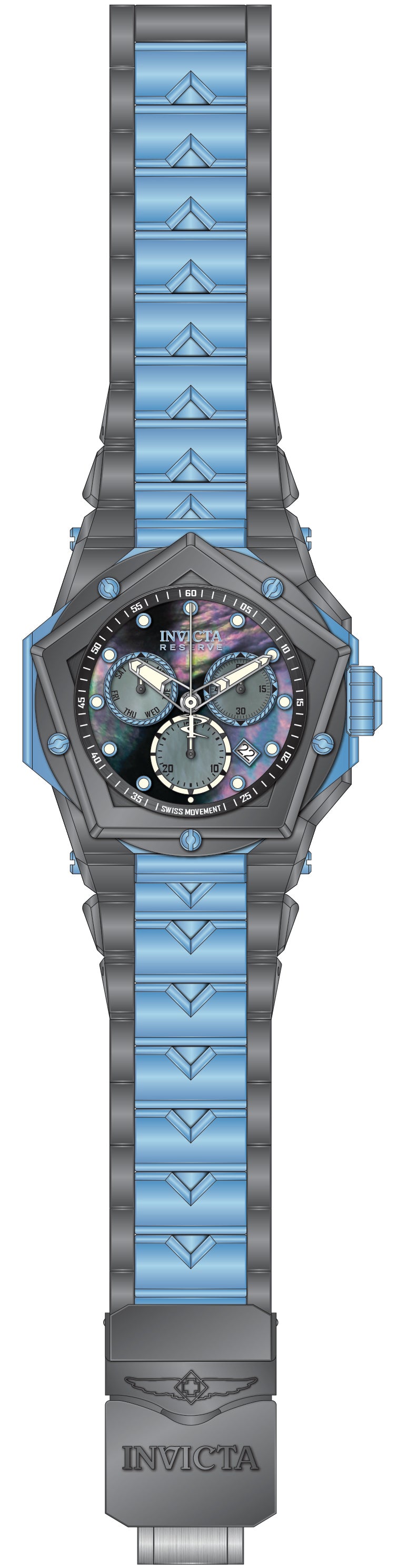 Band For Invicta Reserve Kraken Men 51615