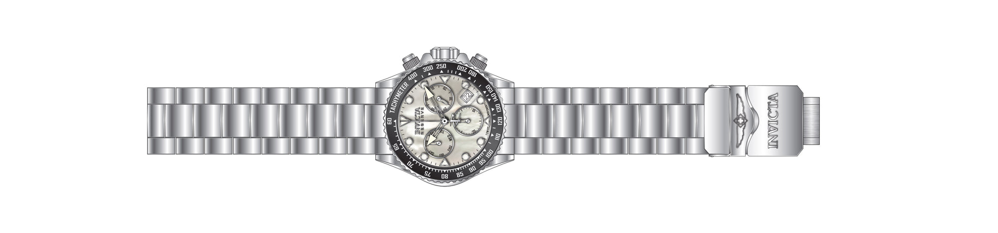 Band For Invicta Reserve Grand Diver Men 52164