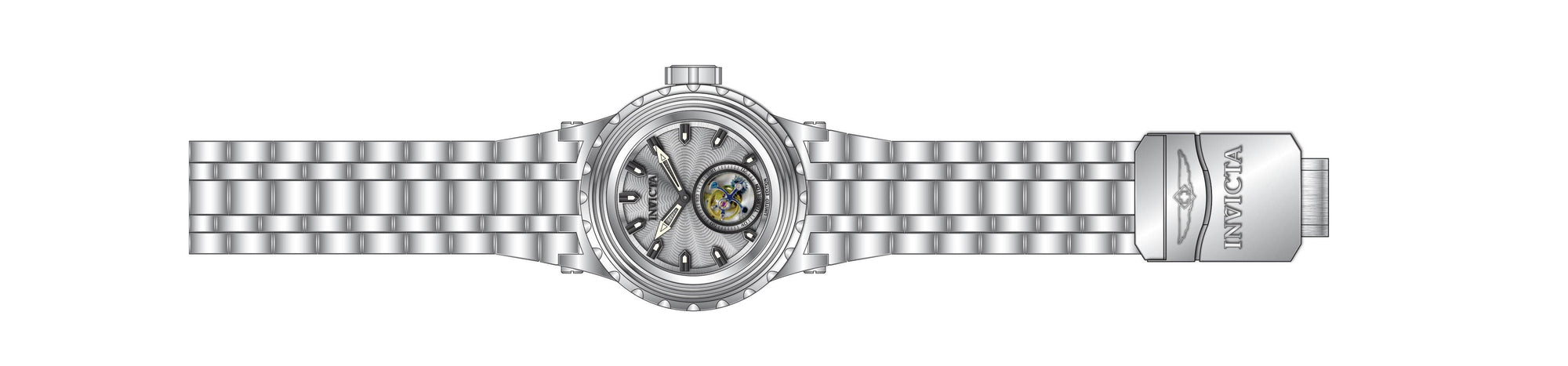 Band for Invicta Subaqua Men  29648