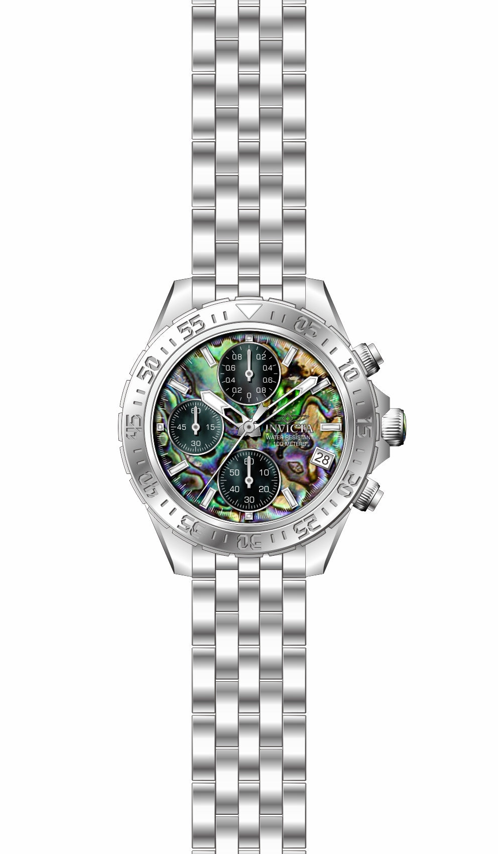 Band for Invicta Aviator Lady 33580