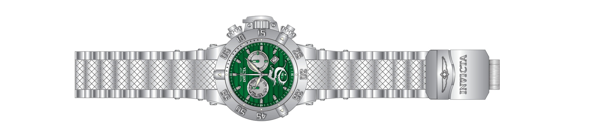 Band for Invicta Subaqua Noma III Men 33416