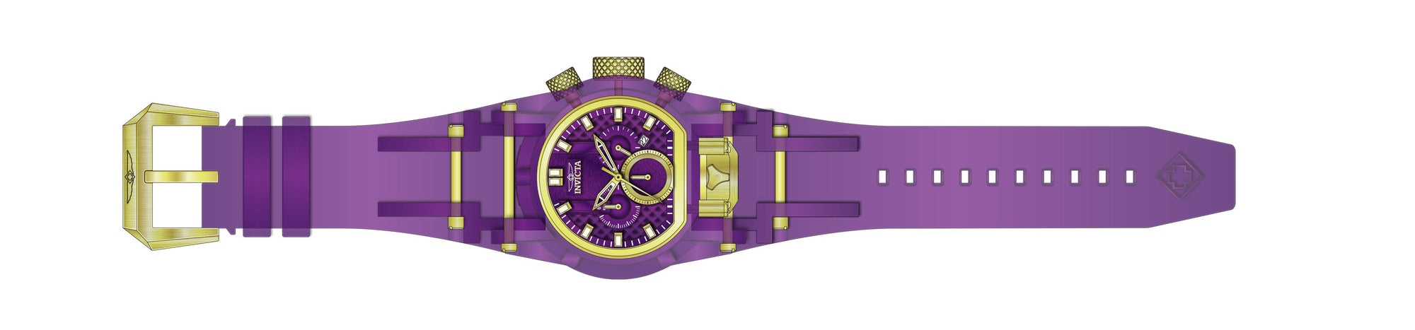 Band for Invicta Bolt Bolt Zeus Magnum Men 34879