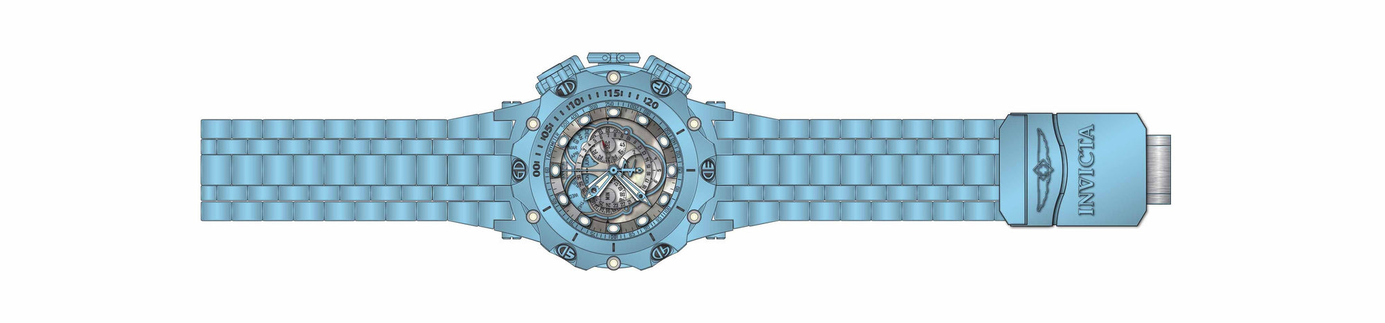Band for Invicta Reserve Venom Viper Men 35189