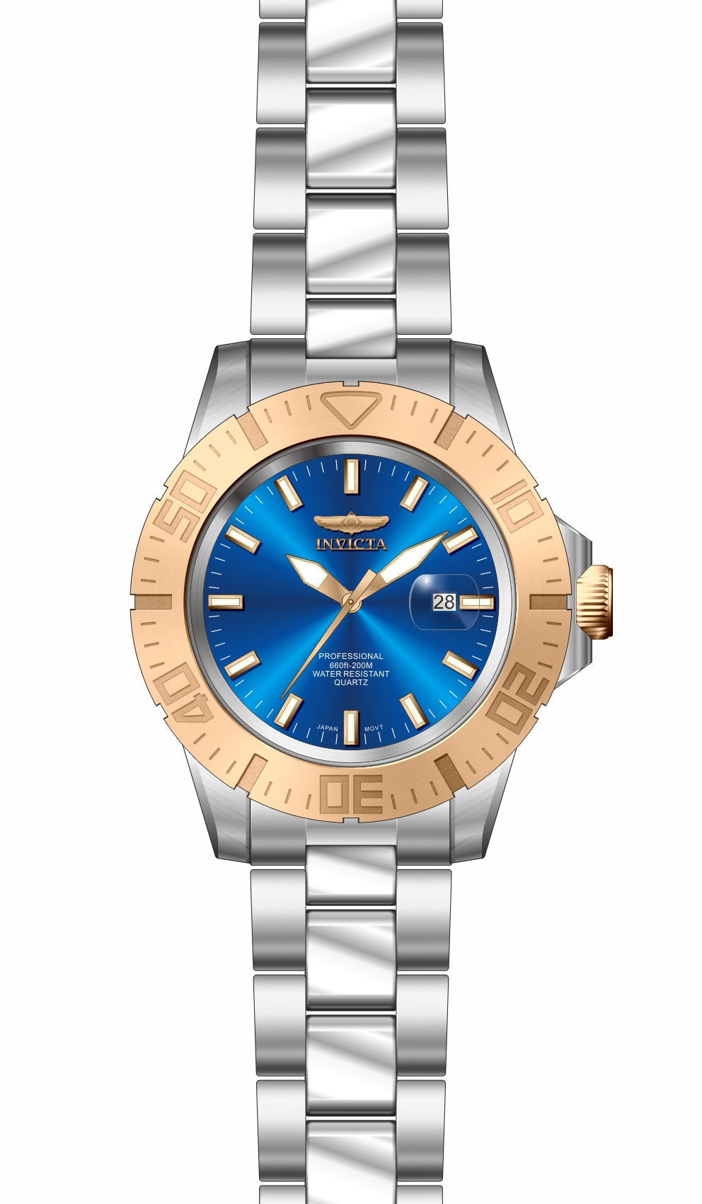 Band for Invicta Pro Diver Zager Exclusive Men 35432