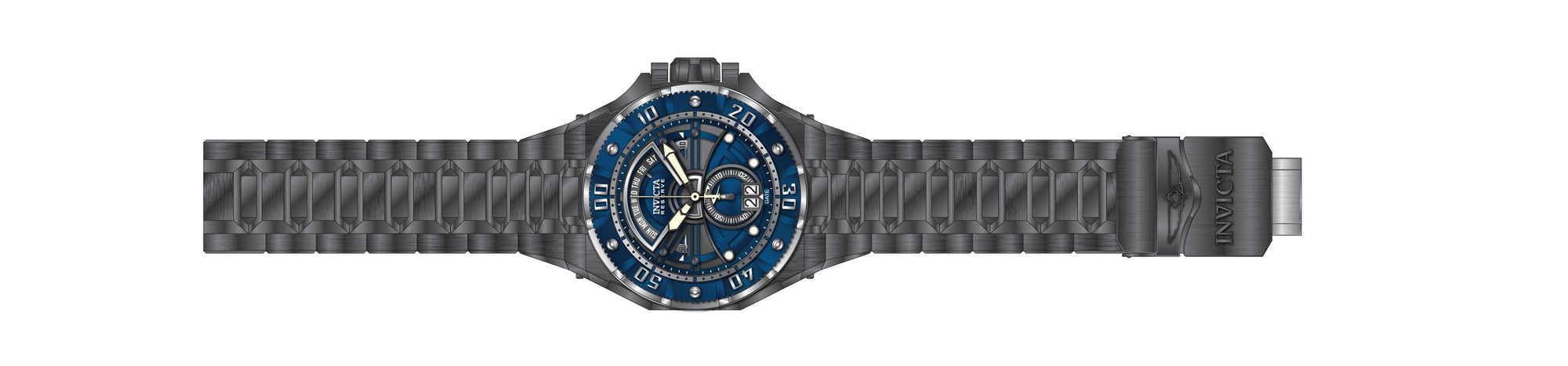 Band for Invicta Reserve Stealth Bomber Men 35361