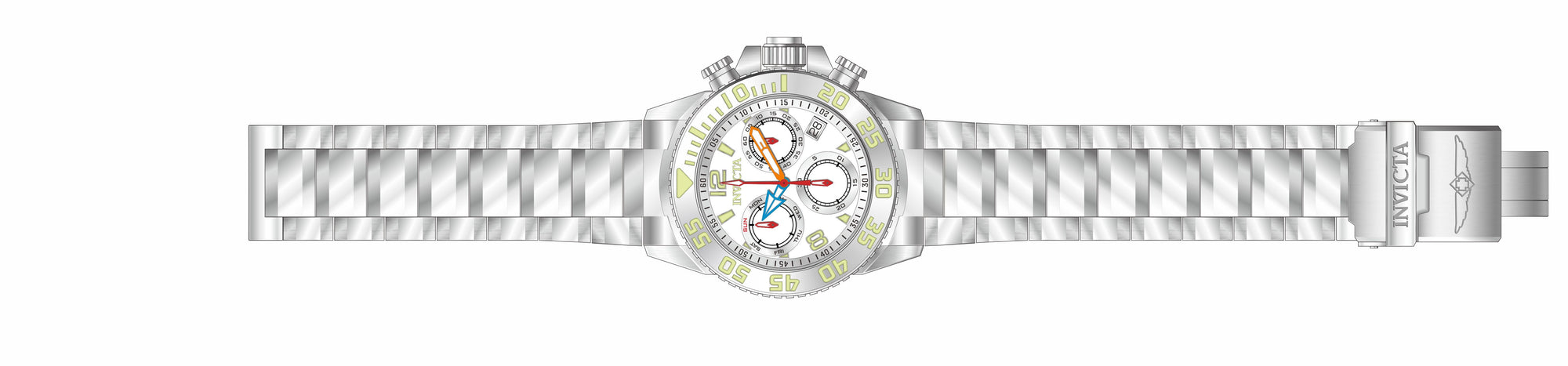 Parts for Invicta Pro Diver Lady 35753