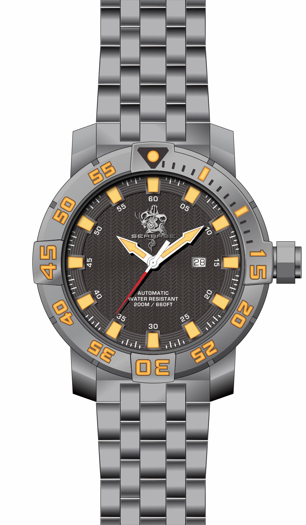 Parts for Invicta Sea Base Men 38233