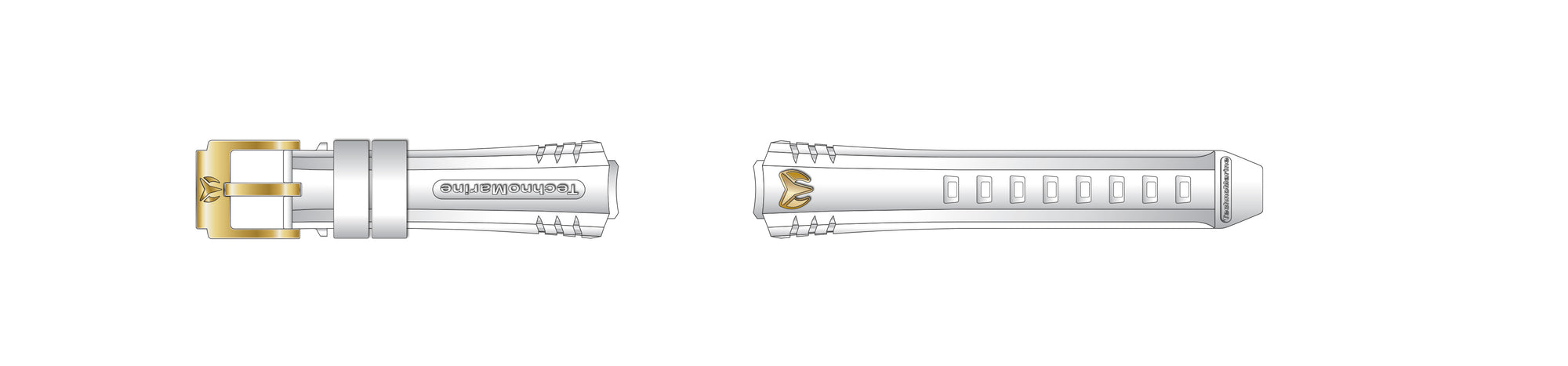 Band For Technomarine TM-122022