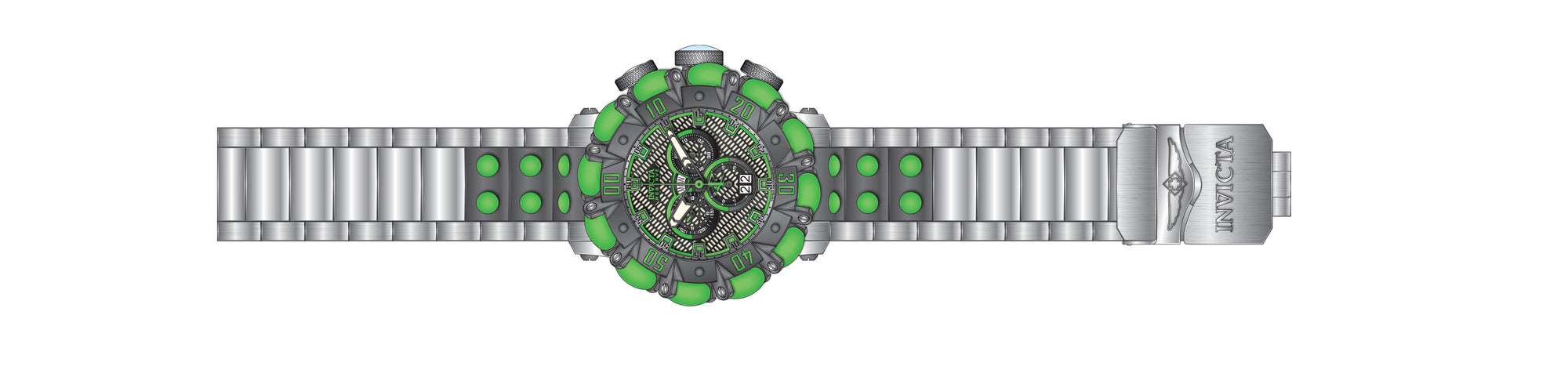 Band for Invicta Reserve Men 38494