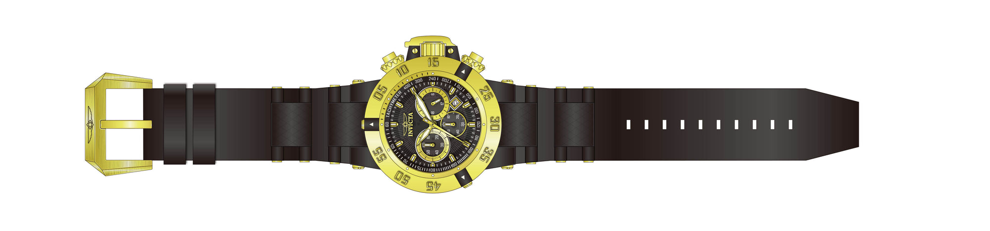Band for Invicta Subaqua Noma III Men 38998