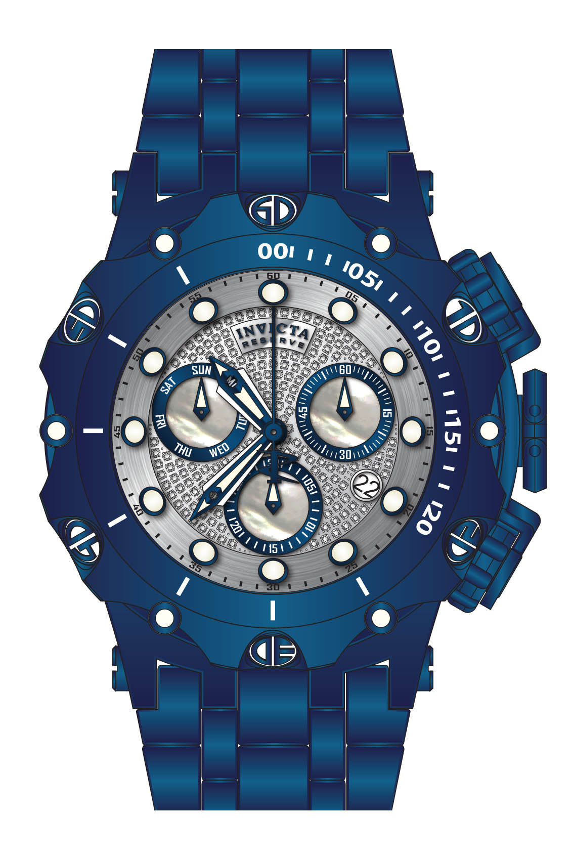 Band for Invicta Reserve Venom Men 39394