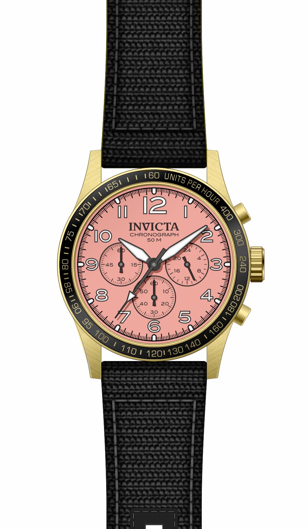 Band for Invicta Vintage Men 40521