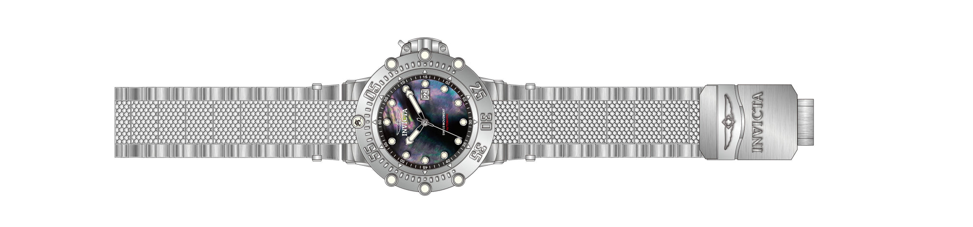 Parts for Invicta Subaqua Men 40068
