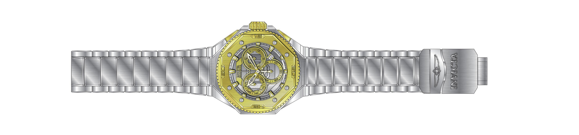 Parts for Invicta Reserve Pro Diver Men 40637