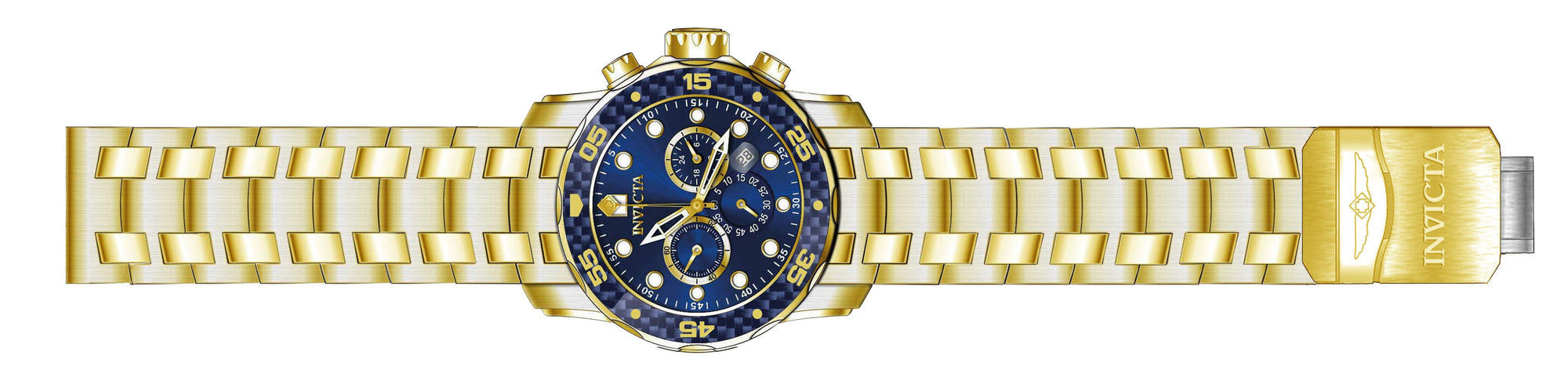 Parts for Invicta Pro Diver Zager Exclusive Men 35397