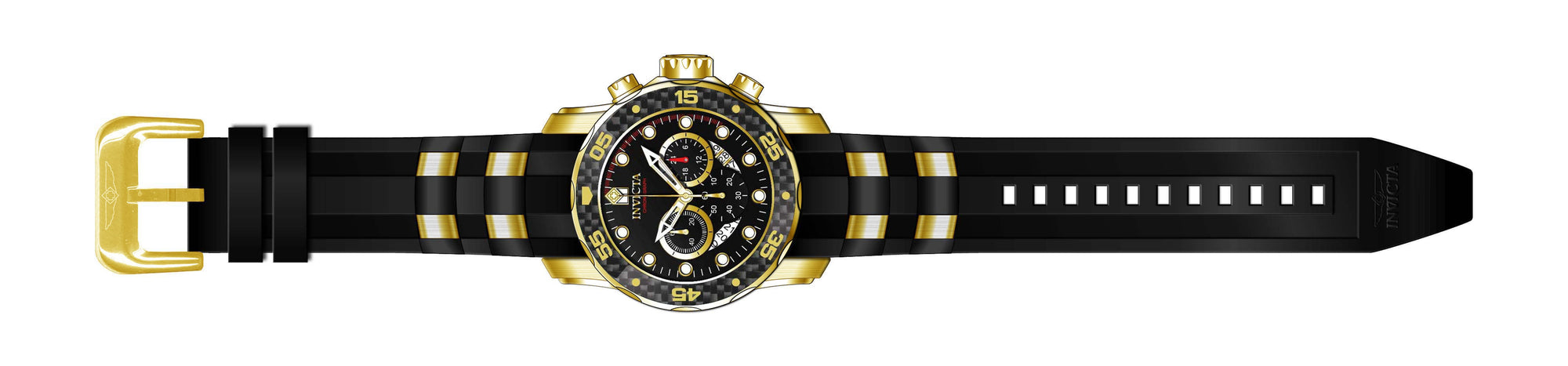 Band for Invicta Pro Diver Zager Exclusive Men 35415