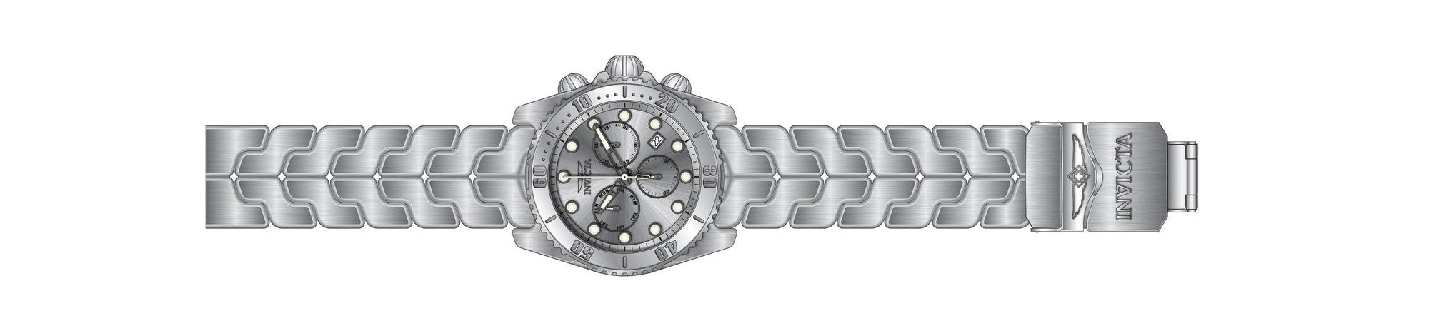 Band For Invicta Specialty  Men 44661