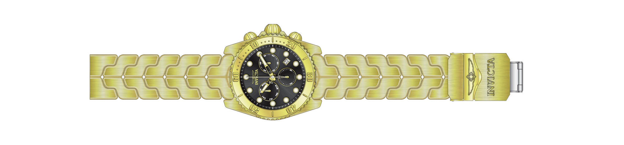 Band For Invicta Specialty  Men 44662