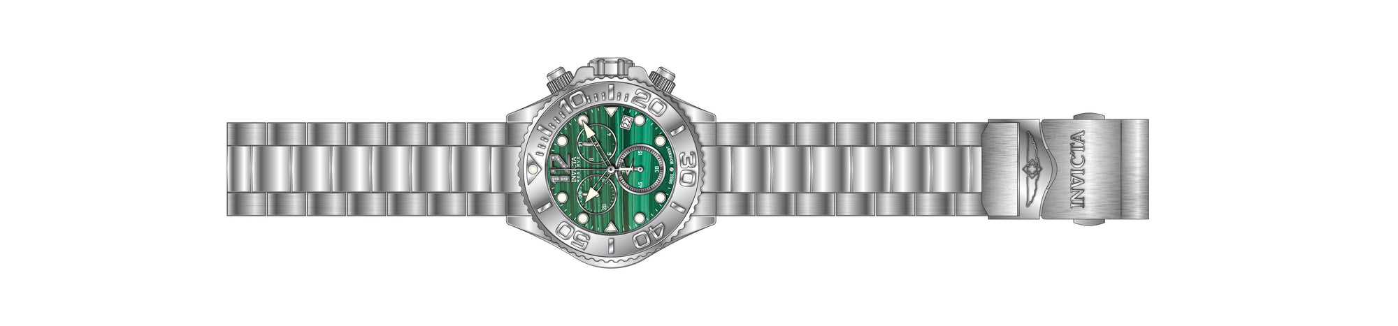 Band For Invicta Reserve Grand Diver Men 45365