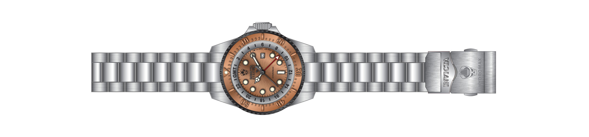 Band For Invicta Hydromax  Men 45477